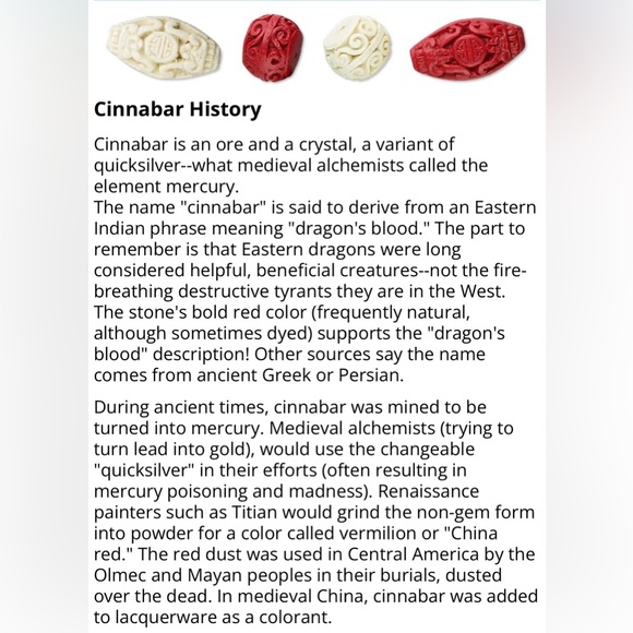 2 Cinnabar tumbles & 1 small Rhodonite star - Picture 15 of 16